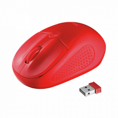 TRUST – Mouse Inalámbrico Primo Rojo