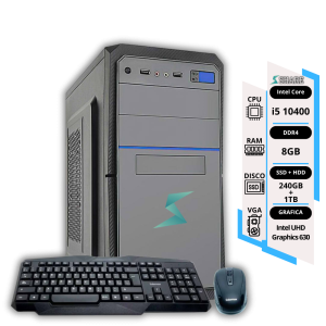 PC INTEL CORE I5 10400 + 8GB RAM +  1TB HDD + SSD 240GB