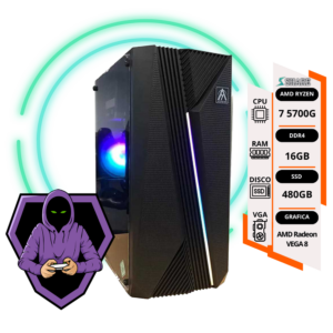 PC GAMER RYZEN 7 5700G + 16GB RAM + 480GB SSD – GRAPHICS VEGA