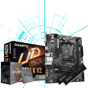 COMBO ACTUALIZACION PC GAMER – MOTHER A520M + RYZEN 3 3200G – gráficos vega 8+ 16GB DE RAM 3200 MHZ