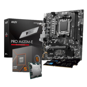 COMBO ACTUALIZACION PC GAMER – MOTHER A620M + RYZEN 5 8600G + 16GB RAM 4800Mhz