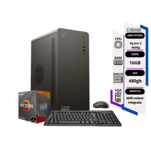 PC GAMER Ryzen 5 4600g + 16gb + 480gb