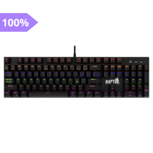 Teclado Mecanico Fireclaw M104 Negro Raptor