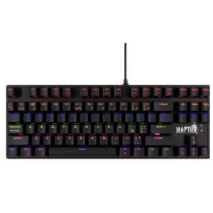 Teclado Raptor Fireclaw M87 Mecanico Switch Red