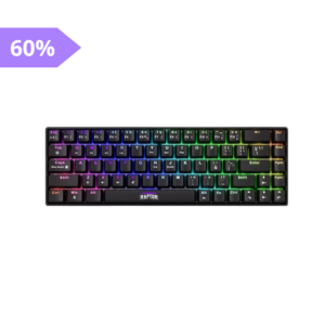Teclado Raptor Fireclaw M68 Mecanico Switch Red
