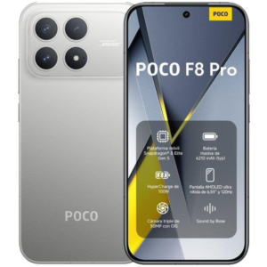 XIAOMI POCO F8 PRO (5G) 12GB RAM 512GB ROM – SILVER