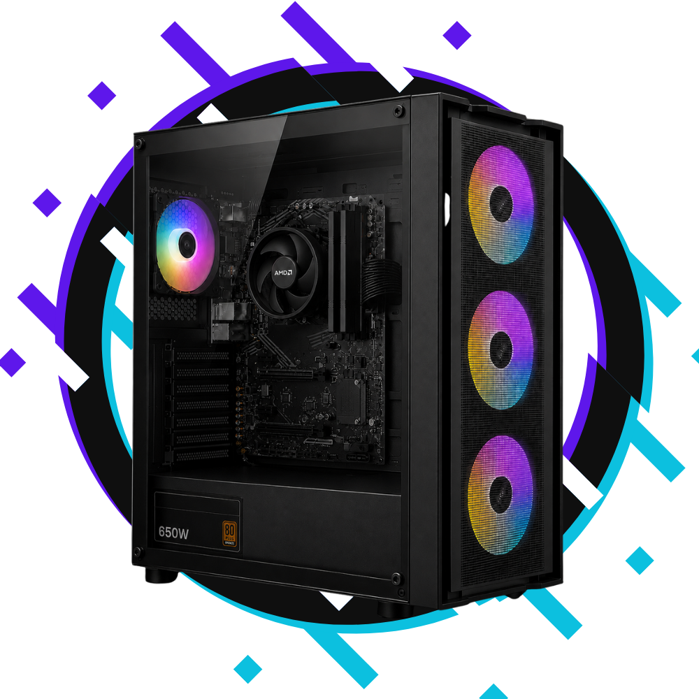 PC GAMER GO PRO G1 – AMD RYZEN 7 5700G + 16GB RAM + 512GB SSD M.2