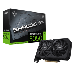 VGA MSI GeForce RTX 5050 8G SHADOW 2X OC (9960) VGA MSI GeForce RTX 5050 8G SHADOW 2X OC (9960)