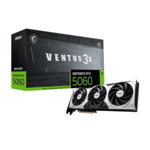 VGA MSI GeForce RTX 5060 8G VENTUS 3X OC (4326) VGA MSI GeForce RTX 5060 8G VENTUS 3X OC (4326)
