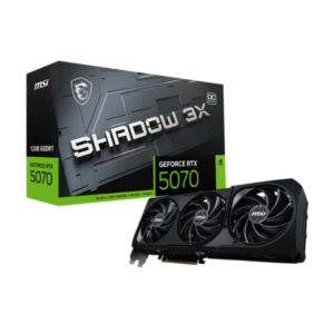 VGA MSI GeForce RTX 5070 12G SHADOW 3X OC (8205) VGA MSI GeForce RTX 5070 12G SHADOW 3X OC (8205)
