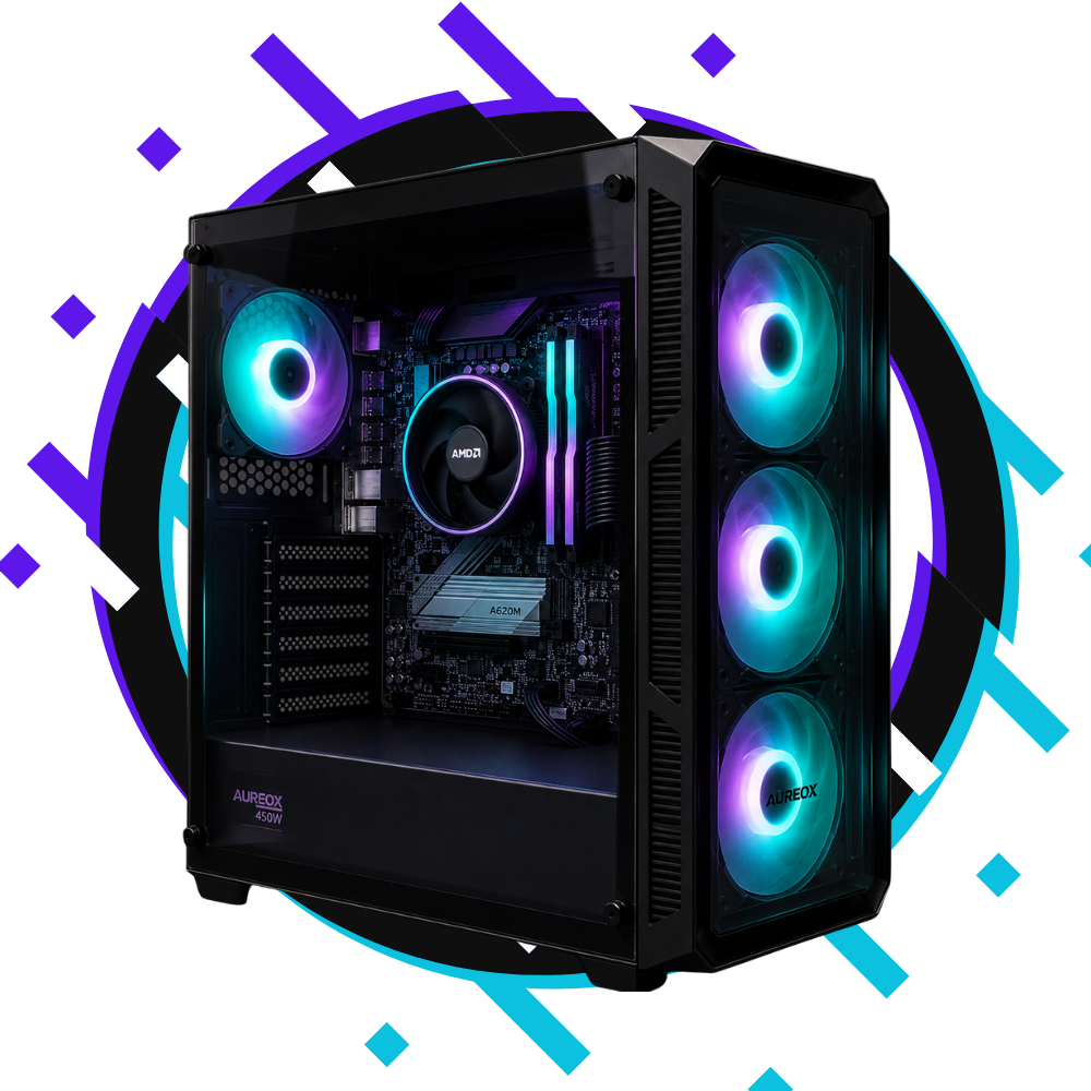 PC GAMER SHADOW PRO MF1 – AMD RYZEN 7 8700G + 32GB RAM + 1TB SSD M.2 – WIFI