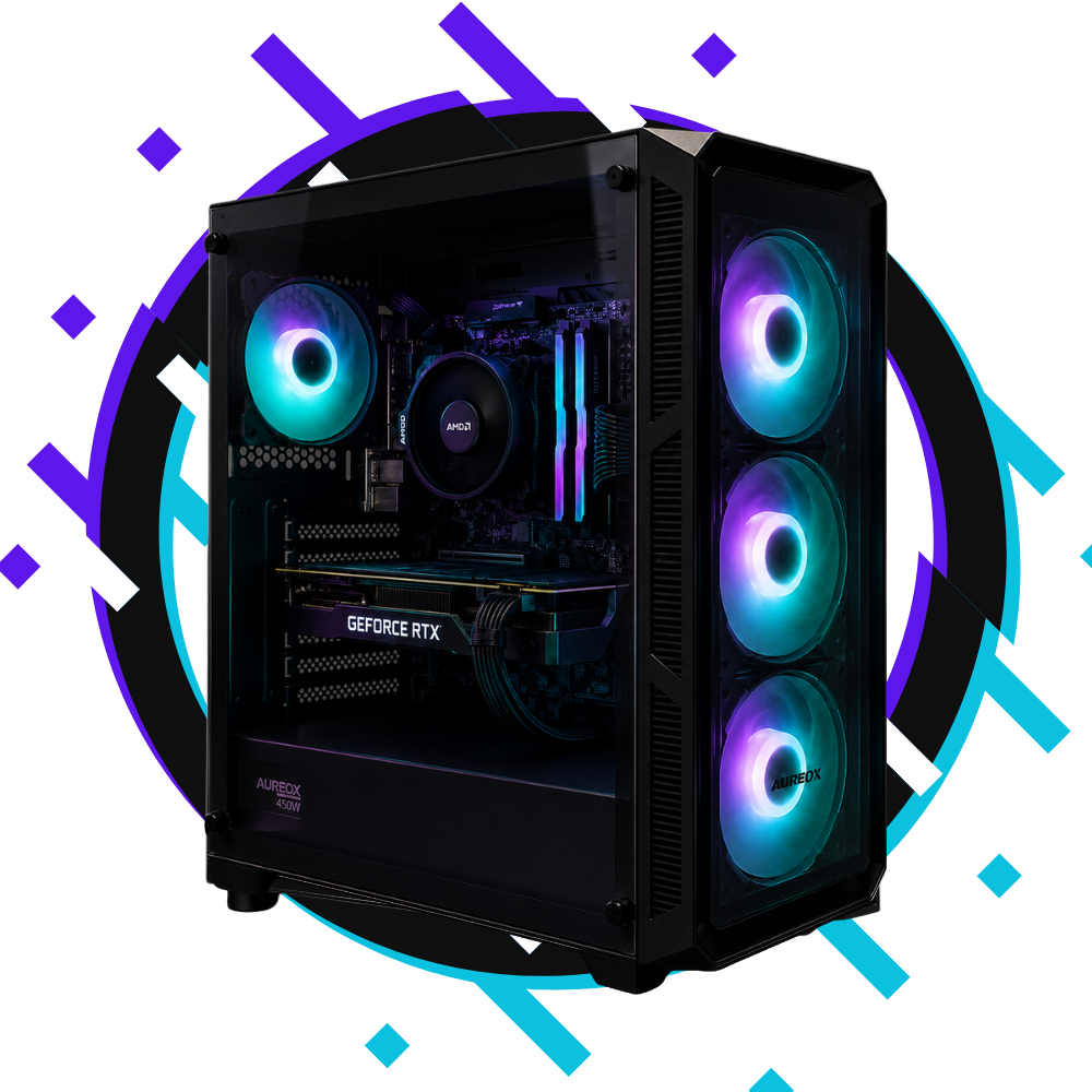 PC GAMER HYPER P2 – AMD RYZEN 7 5700X + 32GB RAM + 960GB SSD + RTX 5060