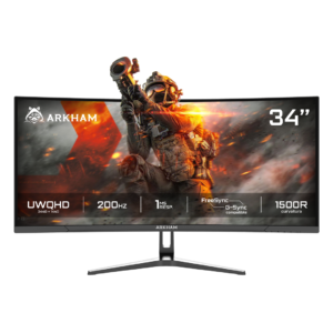 MONITOR 34 ARKHAM GAMER CURVO R1500 200HZ VA UWQHD
