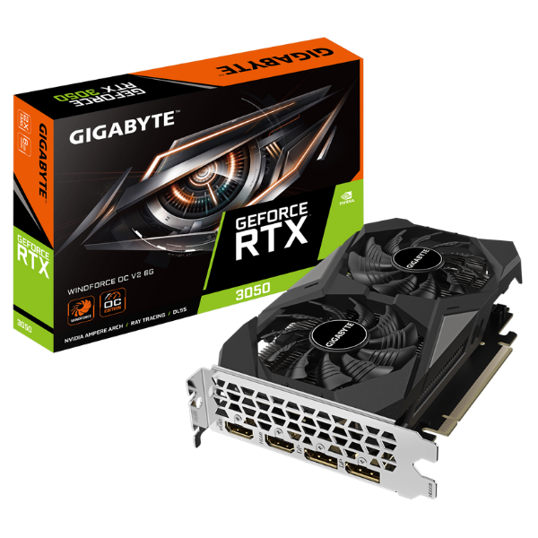 VGA Gigabyte GeForce RTX 3050 WINDFORCE OC V2 6G (5081) VGA Gigabyte GeForce RTX 3050 WINDFORCE OC V2 6G (5081)