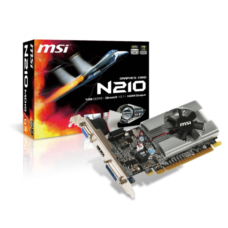 VGA MSI GeForce GT 210 1GB LP DDR3 (5222) VGA MSI GeForce GT 210 1GB LP DDR3 (5222)