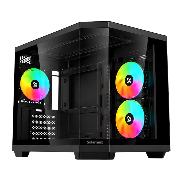 GABINETE Gamer Solarmax CMW951 – Black GABINETE Gamer Solarmax CMW951 – Black