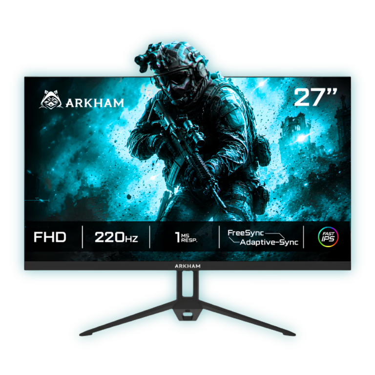PROMOCION! Monitor ARKHAM Gaming 27” – Plano IPS FHD 220Hz PROMOCION! Monitor ARKHAM Gaming 27” – Plano IPS FHD 220Hz